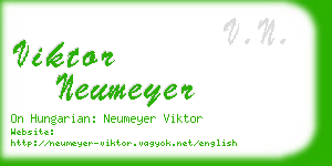 viktor neumeyer business card